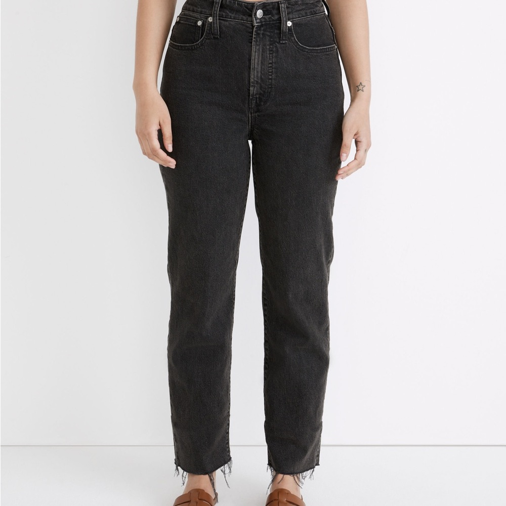 Madewell - 	 the tall perfect vintage straight jean in lunar wash